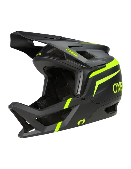 Casco O'Neal TRANSITION FLASH Negro/Amarillo Neón