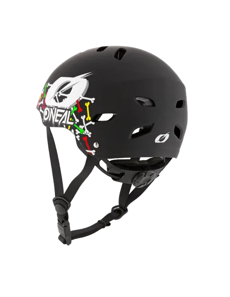 Casco de bici para niños O'Neal IRT LID SKULLS Black/Multi
