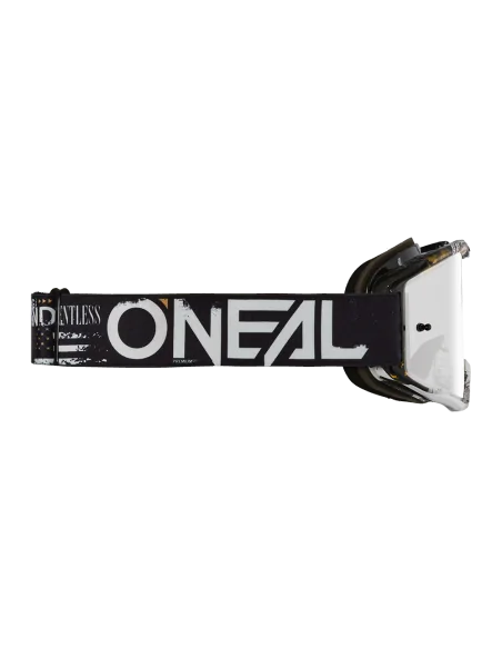 Gafas O'Neal B-10 ATTACK Black/White - Silver Mirror