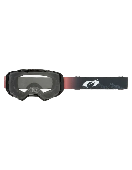 Gafas O'Neal B-22 COVERT Black/Red - Clear