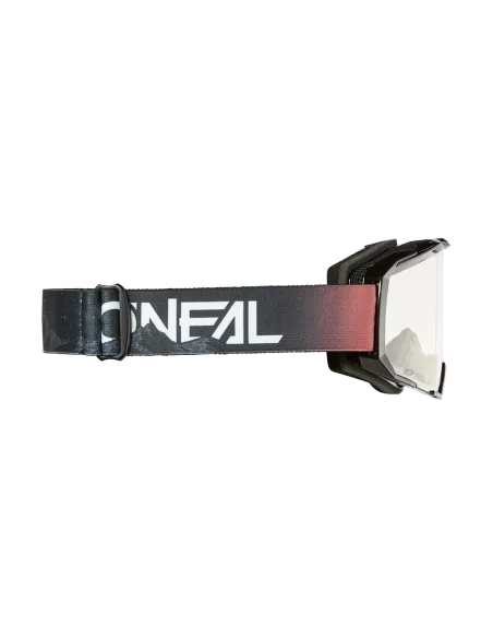 Gafas O'Neal B-22 COVERT Black/Red - Clear