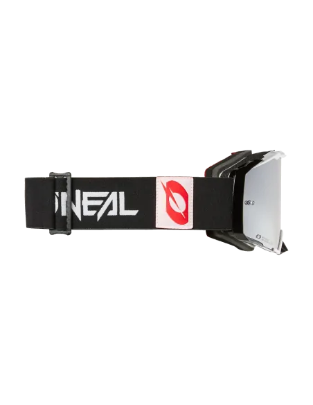 Gafas O'Neal B-33 BOLD Black/White - Silver Mirror