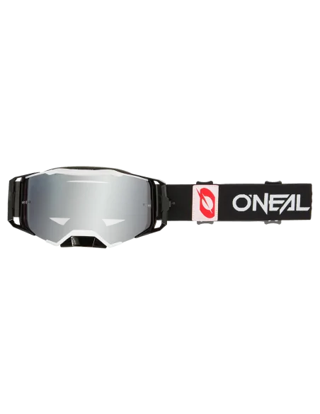 Gafas O'Neal B-33 BOLD Black/White - Silver Mirror