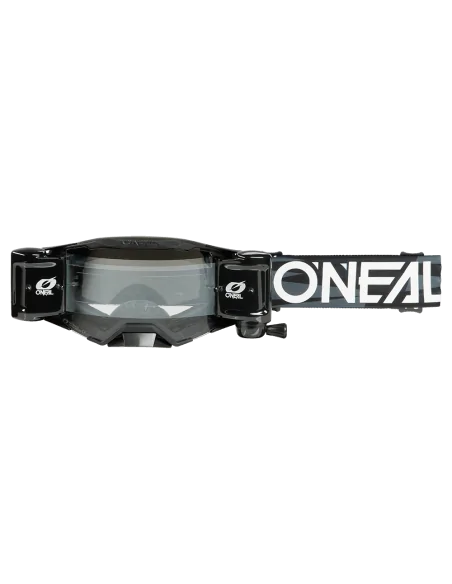Gafas O'Neal B-33 ROLL OFF ICTUS Negro/Blanco - Transparente