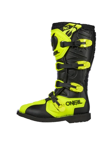 Botas Motocorss - Enduro O'Neal RIDER PRO 2 Amarillo Neón