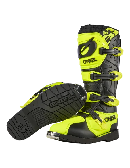 Botas Motocorss - Enduro O'Neal RIDER PRO 2 Amarillo Neón