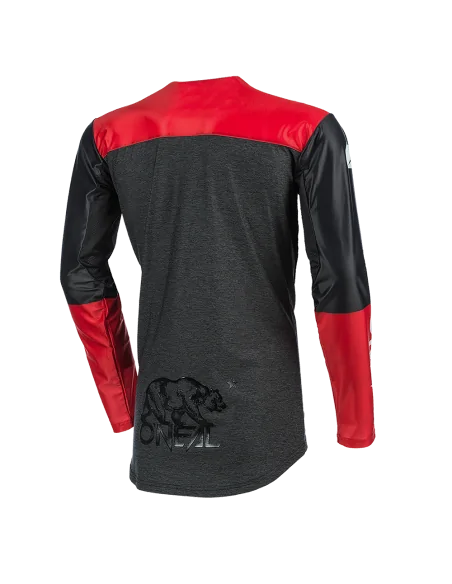 Jersey para moto y MTB O'Neal Mayhem HEXX negro/rojo