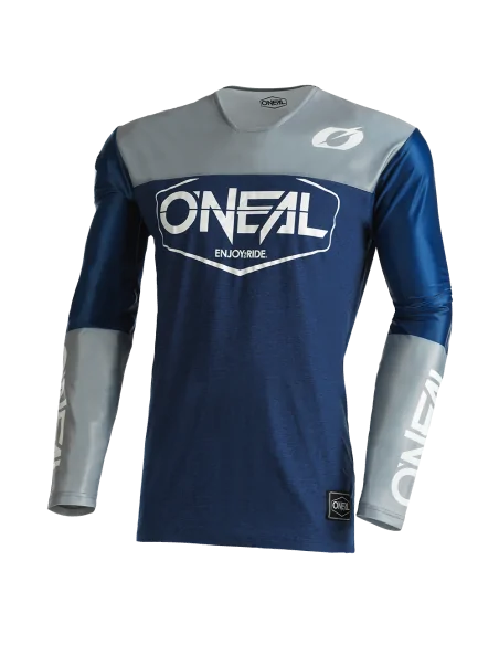 Jersey para moto y MTB O'Neal Mayhem HEXX azul/gris