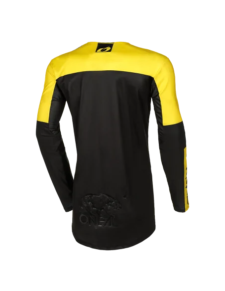 Jersey para moto y MTB O'Neal Mayhem HEXX negro y amarillo