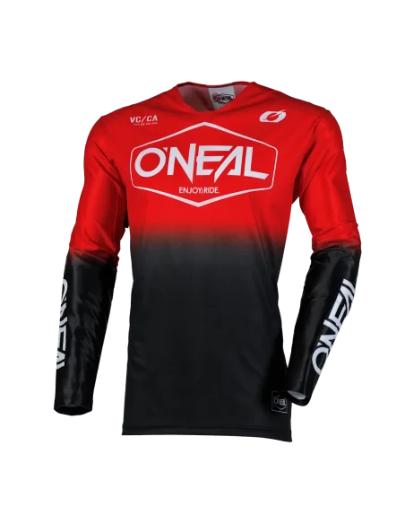Jersey para moto y MTB O'Neal Mayhem HEXX rojo y negro