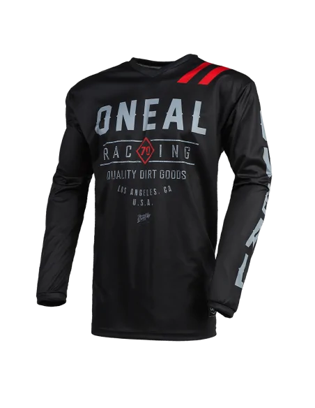 Jersey para moto y MTB O'Neal Element DIRT negro/gris