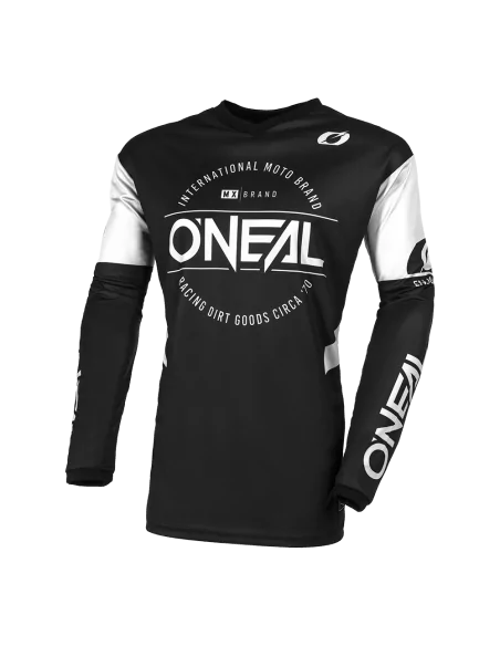 Jersey para moto y MTB O'Neal Element BRAND negro/blanco