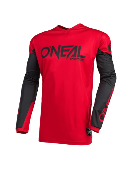 Jersey para moto y MTB O'Neal Element THREAT rojo/negro