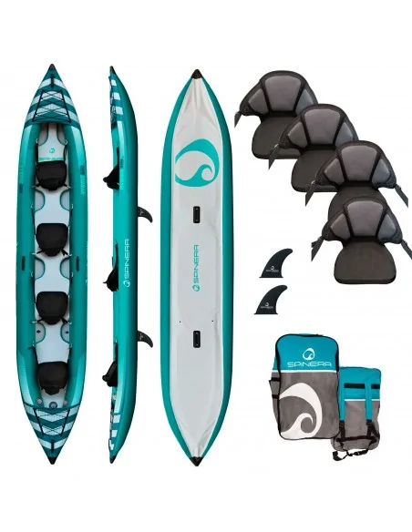 Kayak Hinchable para 4 personas Spinera Hybris 510
