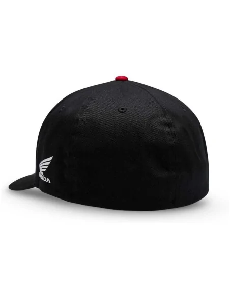 Gorra Fox con Ajuste Flexible Honda Black