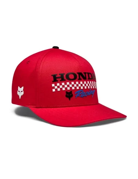 Gorra Fox con Ajuste Flexible Honda Red