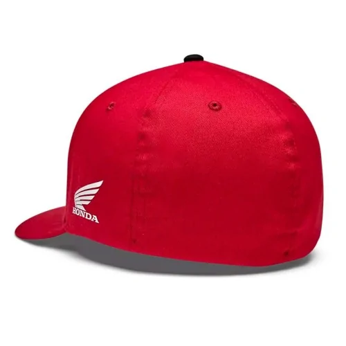 Gorra Fox con Ajuste Flexible Honda Red