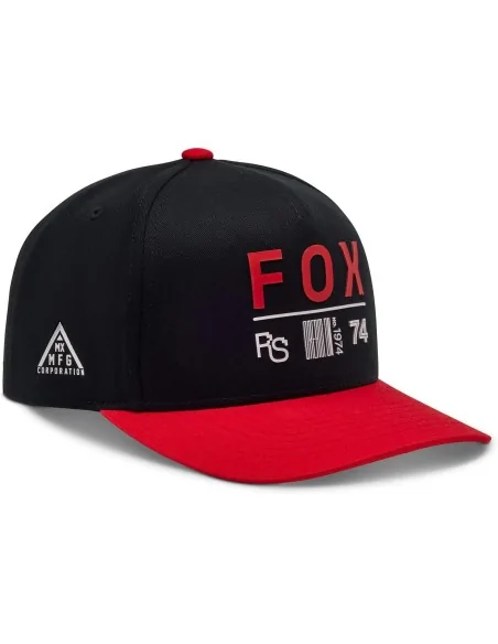 Gorra Fox Race Spec Snapper Black Red