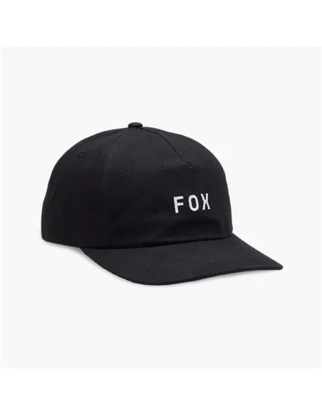 Gorra Fox Wordmark Adjustable Hat Black