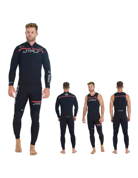 Traje de neopreno Jetpilot RX Race John and Jacket Red - White - Blue