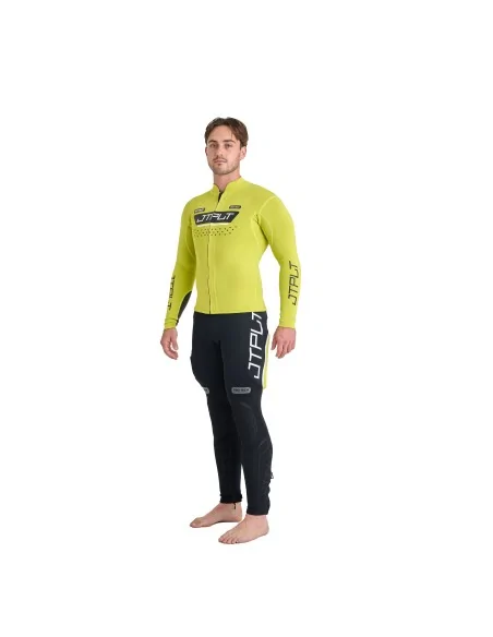 Traje neopreno Jetpilot Vault Protech John & Jacket amarillo con protección cadera