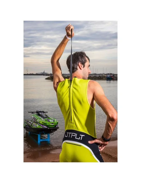 Traje neopreno Jetpilot Vault Protech John & Jacket amarillo con protección cadera