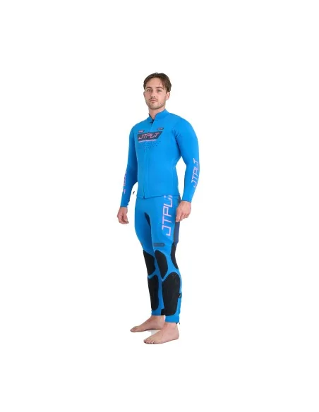 Traje neopreno Jetpilot Vault Protech John & Jacket azul con protección cadera