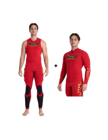 Traje de Neopreno con protección de cadera Jetpilot VAULT Vault Protech John & Jacket with Hip Protection CE Nivel 1