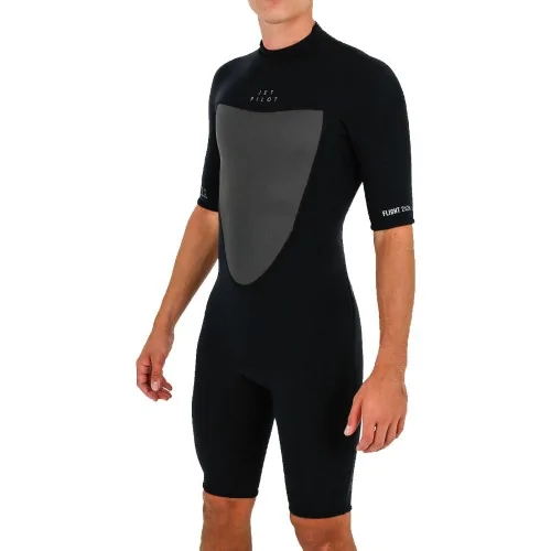 Traje de Neopreno 2/2mm manga corta Jetpilot WAKE Flight 2x2 BZ SS Springsuit Flatlock – vista 1