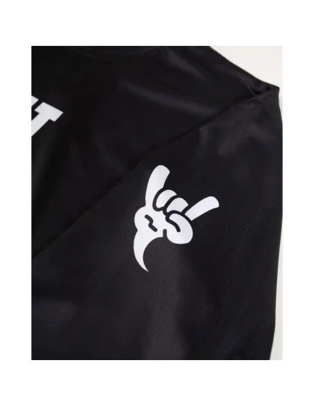 Camiseta técnica manga larga niño Jetpilot Youth Hydro Tee negra/blanca