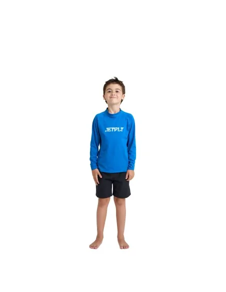 Rashguard manga larga niño Jetpilot Boys L/S ESSENTIAL azul