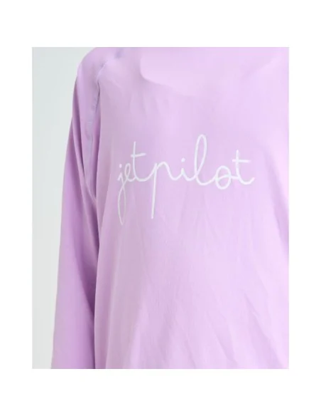 Rashguard manga larga niña Jetpilot Girls L/S ESSENTIAL morado