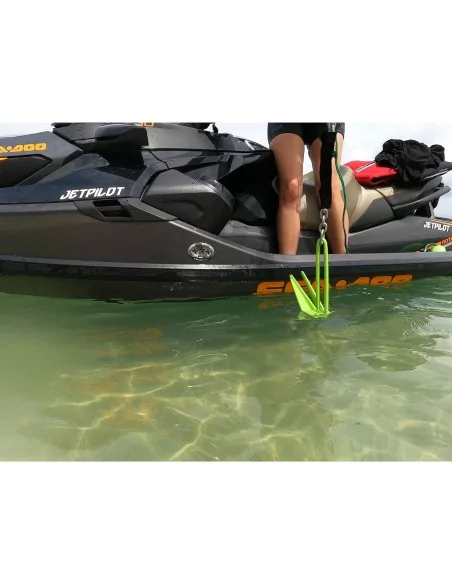 Ancla ligera Jetpilot Lightweight Fluke Anchor Azul y lima