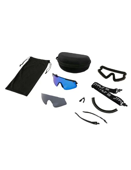 Gafas sol y agua intercambiables Jetpilot Shield polarizadas Smoke/Blue