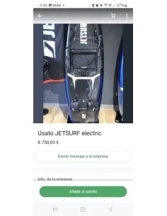 JetSurf Electric Segunda Mano