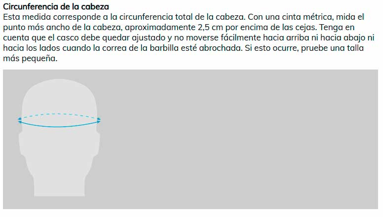 Cómo medir el contorno de la cabeza para elegir talla de casco O'NEAL