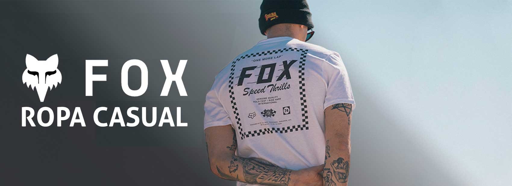 Ropa casual de Fox Racing, destaca tu lado más auténtico